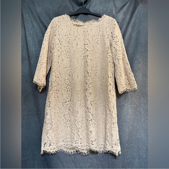 Joie Lace Mini Dress in Light Pink - Picture 7 of 15